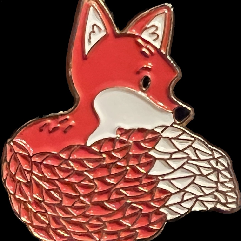 Fox Enamel Pin
